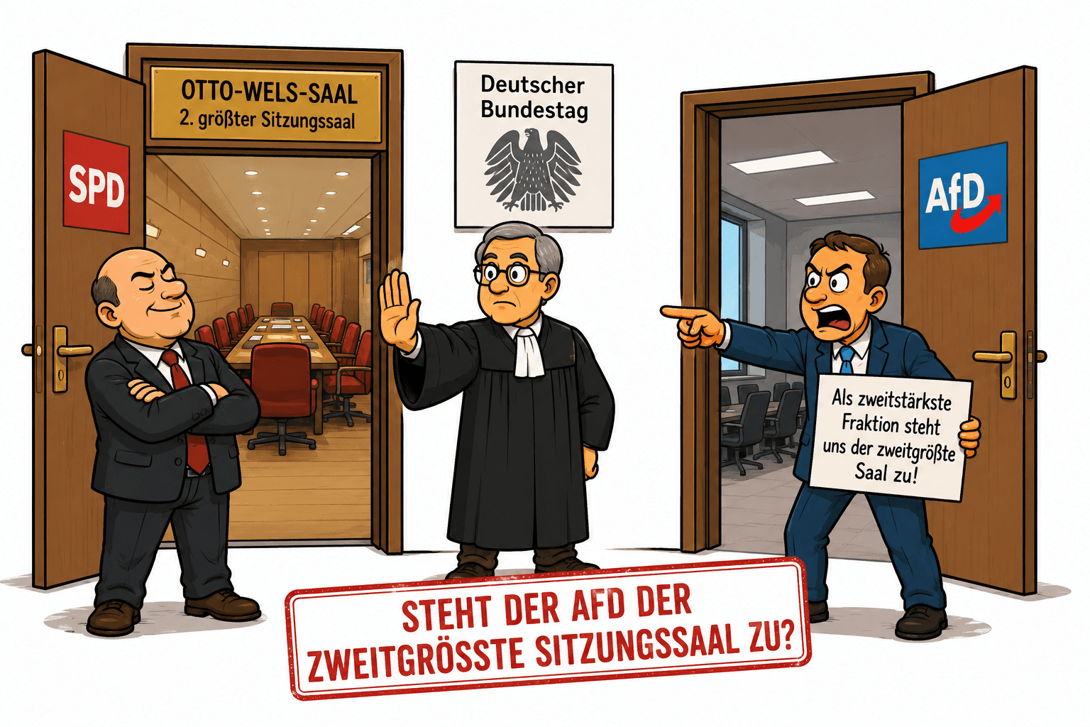 Steht der AfD der zweitgrößte Sitzungssaal zu?