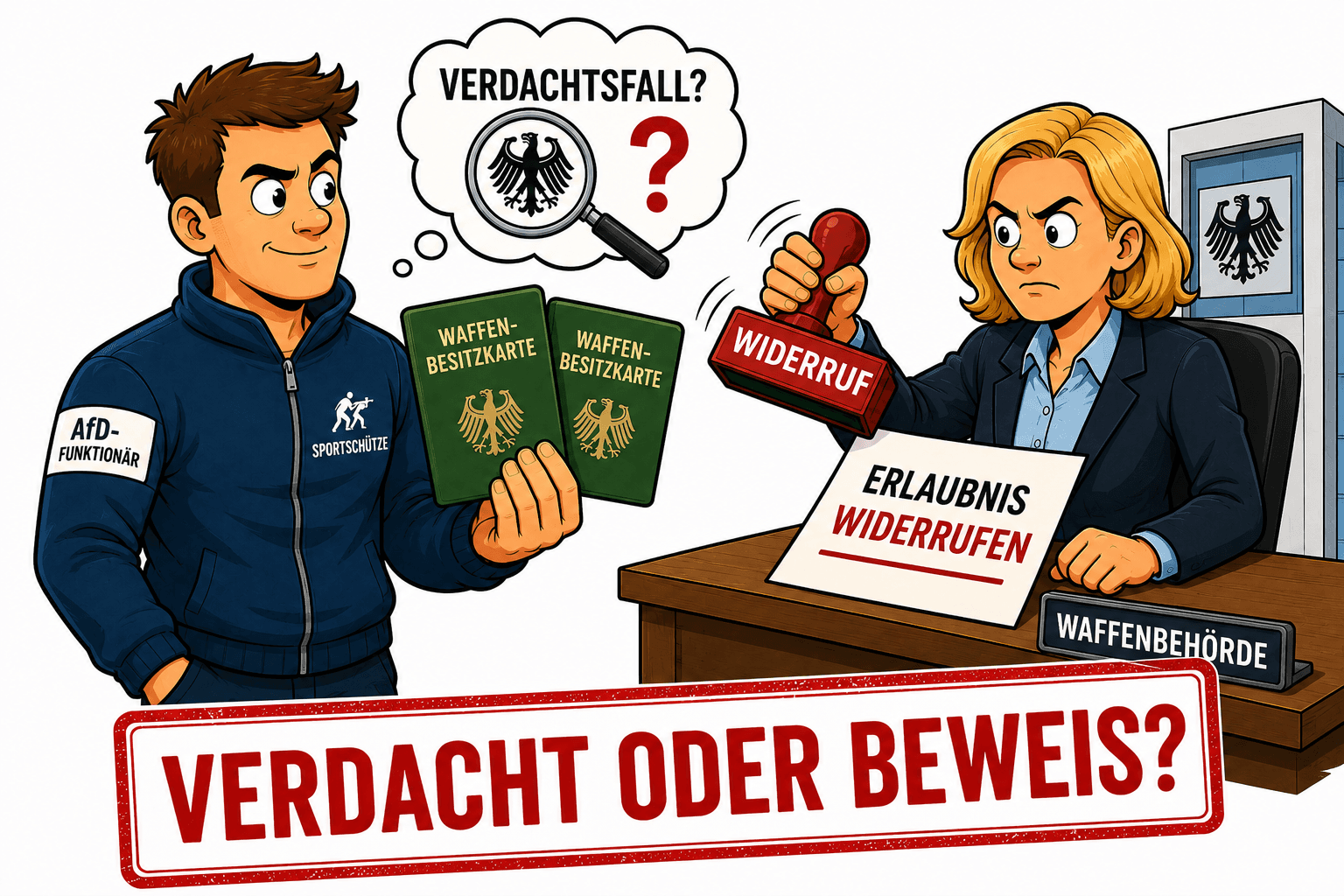 Keine Waffen für AfD-Mitglieder?